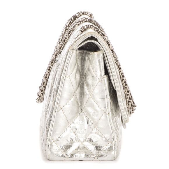 Chanel 2.55 Stripes Medium 226 Double Flap - Picture 5 of 11